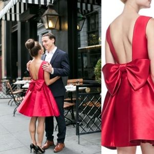 Kate spade open back silk mini dress